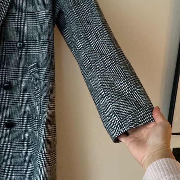 Nili Lotan x Target Women's Black & White Houndstooth Plaid size Large - Picture 5 of 10